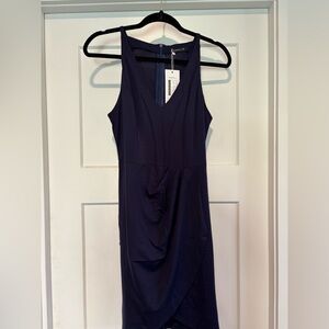Elegant Navy Blue Dress